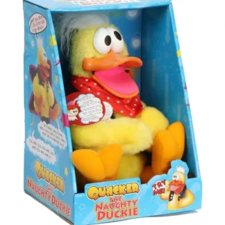 Cheap Quacker The Naughty Duckie - Rude Offensive Talking Duck - Adult Gag Gift Joke - Miniature Marvels: Airplane Models & Painted Dice Egpull