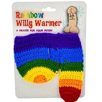 Hot RAINBOW PRIDE LGBT WILLY WARMER  "Heater for your Peter" Weener WEINER SOCK - Miniature Marvels: Airplane Models & Painted Dice Egpull