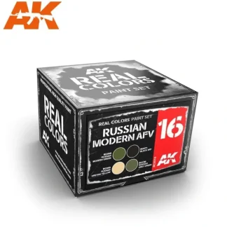 Discount Real Colors: Russian Modern AFV Set LTG AK-RCS016 - Miniature Marvels: Airplane Models & Painted Dice Paint
