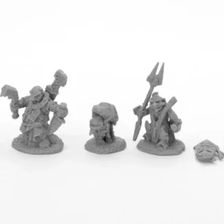 Online Reaper Bloodstone Gnome Heroes (2) 44048 - Miniature Marvels: Airplane Models & Painted Dice Reaper Miniatures