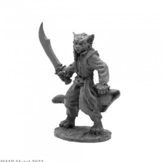 Store Reaper Catfolk Buccaneer 04055 - Miniature Marvels: Airplane Models & Painted Dice Reaper Miniatures