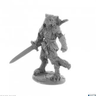 Cheap Reaper Catfolk Fighter, Mal 30058 - Miniature Marvels: Airplane Models & Painted Dice Reaper Miniatures