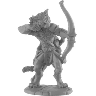 Cheap Reaper Catfolk Ranger 04048 - Miniature Marvels: Airplane Models & Painted Dice Reaper Miniatures
