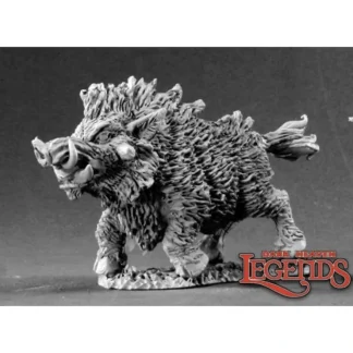 Flash Sale Reaper Dire Boar (metal) 03435 - Miniature Marvels: Airplane Models & Painted Dice Reaper Miniatures