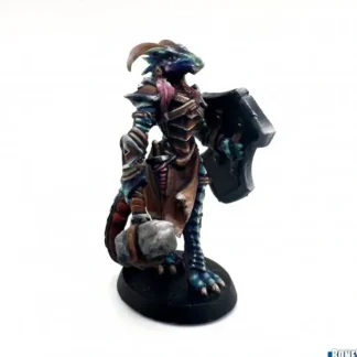 Online Reaper Dragonfolk Paladin 30147 - Miniature Marvels: Airplane Models & Painted Dice Reaper Miniatures