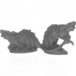 Cheap Reaper Giant Tomb Rats (2) 04089 - Miniature Marvels: Airplane Models & Painted Dice Reaper Miniatures