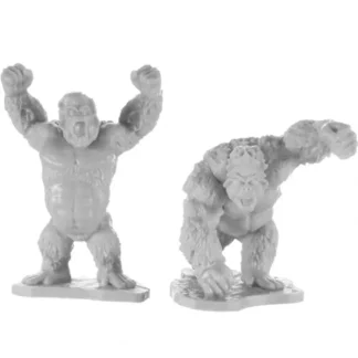 Hot Reaper Killer Apes (2) 77690 - Miniature Marvels: Airplane Models & Painted Dice Reaper Miniatures