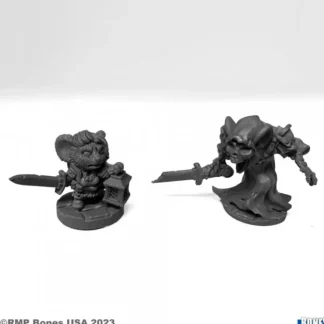 Fashion Reaper ReaperCon 2023 Mouslings 30136 - Miniature Marvels: Airplane Models & Painted Dice Reaper Miniatures