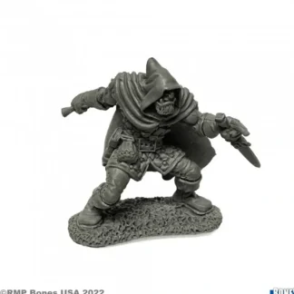 Sale Reaper Rogan, Half-Orc Thief 30085 - Miniature Marvels: Airplane Models & Painted Dice Reaper Miniatures