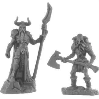 Shop Reaper Rune Wight Thane and Jarl (2) 44143 - Miniature Marvels: Airplane Models & Painted Dice Reaper Miniatures