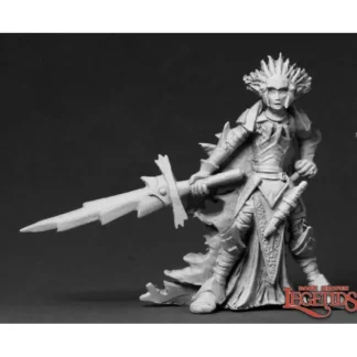 Shop Reaper Thilinos Nightflame, Dark Elf (metal) 03555 - Miniature Marvels: Airplane Models & Painted Dice Reaper Miniatures