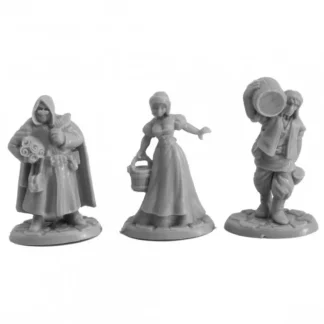 Shop Reaper Townsfolk 3 77737 - Miniature Marvels: Airplane Models & Painted Dice Reaper Miniatures