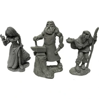 Cheap Reaper Townsfolk 30087 - Miniature Marvels: Airplane Models & Painted Dice Reaper Miniatures