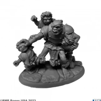 Cheap Reaper Townsfolk: The Brawl 30143 - Miniature Marvels: Airplane Models & Painted Dice Reaper Miniatures