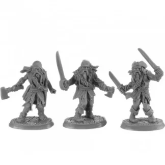 Hot Reaper Zombie Pirates (3) 30040 - Miniature Marvels: Airplane Models & Painted Dice Reaper Miniatures