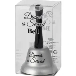 Clearance Ring ~ Dinner is Served Bell - Fun Home Gift, Kitchen Table Accessory - Miniature Marvels: Airplane Models & Painted Dice Egpull