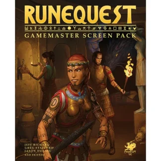 Store RuneQuest RPG: Gamemaster Screen Pack CHA 4029 - Miniature Marvels: Airplane Models & Painted Dice Role-playing Game