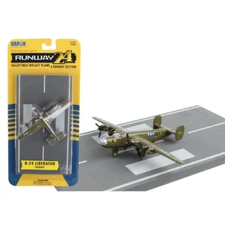 Store Runway24 B-24 Liberator Olive - Miniature Marvels: Airplane Models & Painted Dice Airplane Model