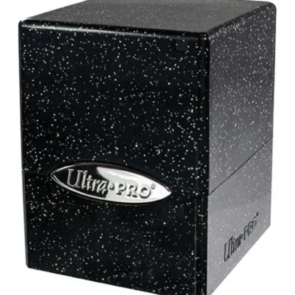 Online Satin Cube: Glitter Black - Miniature Marvels: Airplane Models & Painted Dice Accessories
