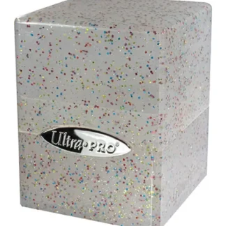 Flash Sale Satin Cube: Glitter Clear - Miniature Marvels: Airplane Models & Painted Dice Accessories