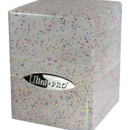 Flash Sale Satin Cube: Glitter Clear - Miniature Marvels: Airplane Models & Painted Dice Accessories