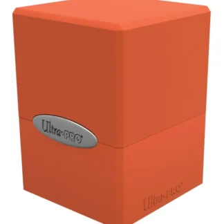 Discount Satin Cube: Pumpkin Orange - Miniature Marvels: Airplane Models & Painted Dice Accessories