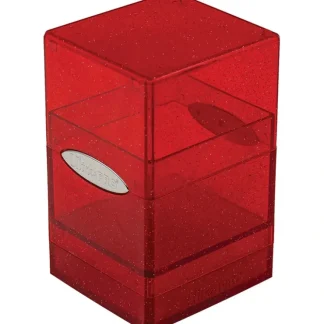 New Satin Tower: Glitter Red - Miniature Marvels: Airplane Models & Painted Dice Accessories