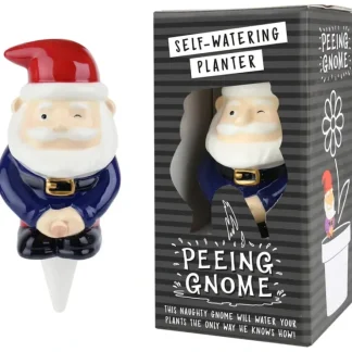 Cheap Self-Watering Peeing Gnome Statue - Ceramic Pot Plant Garden Planter Decor Gift - Miniature Marvels: Airplane Models & Painted Dice Egpull