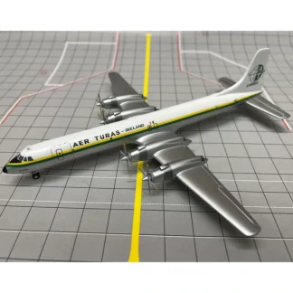Shop Sky Classics 1:200 Canadair CL-44J "Aer Turas" - Miniature Marvels: Airplane Models & Painted Dice Airplane Model
