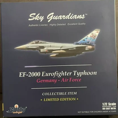 Outlet Sky Guardians WTW-72-032-001 1:72 EF-2000 Eurofighter Germany - Miniature Marvels: Airplane Models & Painted Dice Airplane Model