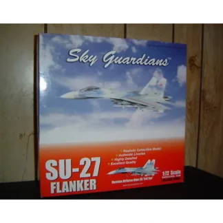 Flash Sale Sky Guardians WTW-72-014-007 1:72 Su-27 Flanker Russian AF Blue 38 'Evil Eye' - Miniature Marvels: Airplane Models & Painted Dice Airplane Model