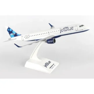 Hot SkyMarks 1:100 JetBlue Blueberries E190 SKR851 - Miniature Marvels: Airplane Models & Painted Dice Airplane Model