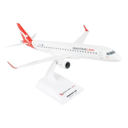 Sale SkyMarks 1:100 Qantas Link Embraer E190 SKR1129 - Miniature Marvels: Airplane Models & Painted Dice Airplane Model