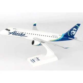 Flash Sale SkyMarks SKR904 1:100 Alaska E175 Skywest New Livery N170SY - Miniature Marvels: Airplane Models & Painted Dice Airplane Model
