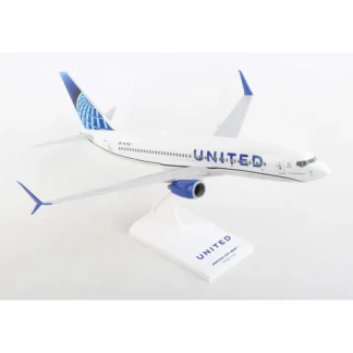 Cheap SkyMarks SKR1028 United Airlines Boeing 737-800 N37267 - Miniature Marvels: Airplane Models & Painted Dice Airplane Model