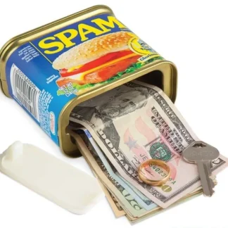 Store SPAM OFFICIALLY LICENSED - Decoy Safe Home Bank - hide cash jewelry gold - Miniature Marvels: Airplane Models & Painted Dice Egpull