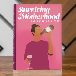 Discount Surviving Motherhood... One Drink at a Time Hardcover Book - Funny Gag Joke Gift - Miniature Marvels: Airplane Models & Painted Dice Egpull