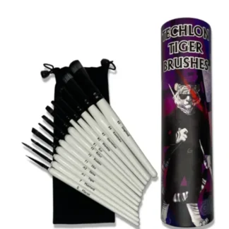 Best Sale TECHLON TIGER BRUSH SET - Miniature Marvels: Airplane Models & Painted Dice Paint