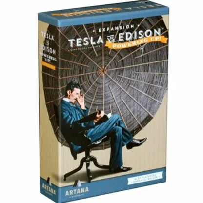 Shop Tesla vs. Edison: Powering Up! Expansion AAX 1101 - Miniature Marvels: Airplane Models & Painted Dice Board Game
