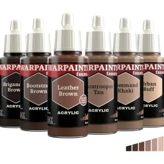 Shop The Army Painter - Warpaints Fanatic:Browns Flexible Triad - Miniature Marvels: Airplane Models & Painted Dice Paint