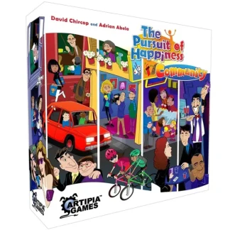 Fashion The Pursuit of Happiness: Community Expansion SHG 7040 - Miniature Marvels: Airplane Models & Painted Dice Board Game