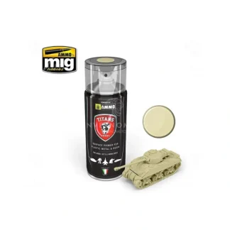 Store Titans Hobby: Bone White Matt Primer, 400ml Spray LTG TTH-116 - Miniature Marvels: Airplane Models & Painted Dice Paint