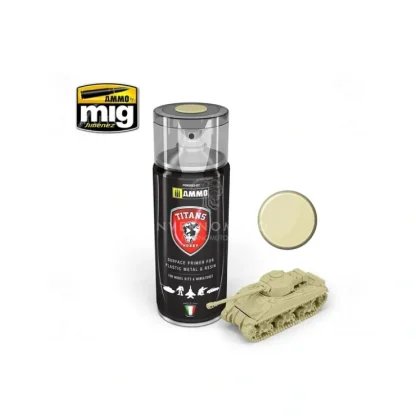 Store Titans Hobby: Bone White Matt Primer, 400ml Spray LTG TTH-116 - Miniature Marvels: Airplane Models & Painted Dice Paint