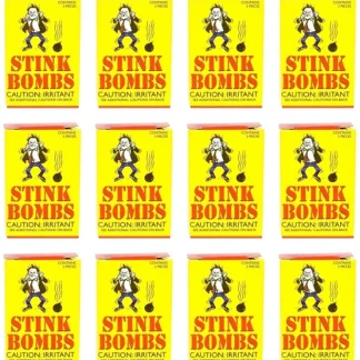 Hot 432 total Stink Bombs Glass Vials (144 boxes of 3) - GaG Prank Joke Wholesale - Miniature Marvels: Airplane Models & Painted Dice Egpull
