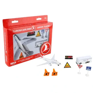 Online Turkish Airlines Airport Playset - Miniature Marvels: Airplane Models & Painted Dice Airplane Model