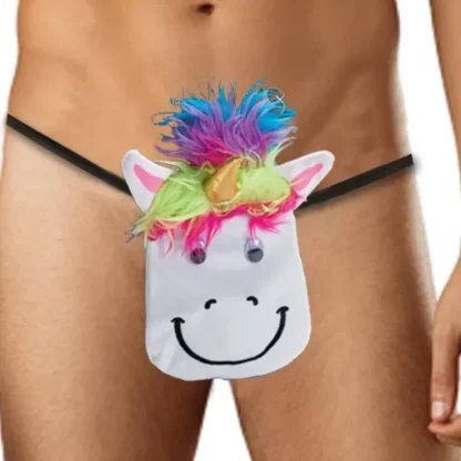 New UNICORN Noise Making UNDIES - Furry Willy Thong Underwear Bedroom GaG Joke Gift - Miniature Marvels: Airplane Models & Painted Dice Egpull