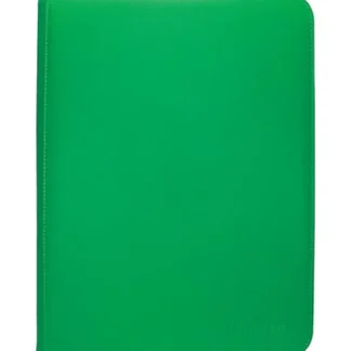 Cheap Vivid 9-Pocket Zippered PRO-Binder: Green - Miniature Marvels: Airplane Models & Painted Dice Accessories