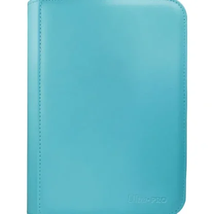 Store Vivid 4-Pocket Zippered PRO-Binder: Light Blue - Miniature Marvels: Airplane Models & Painted Dice Accessories