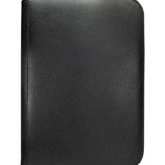 Online Vivid 4-Pocket Zippered PRO-Binder: Black - Miniature Marvels: Airplane Models & Painted Dice Accessories