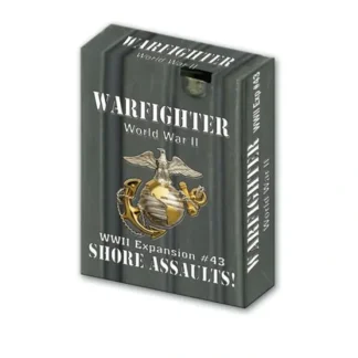 Sale Warfighter WWII Expansion 43: Shore Assaults DV1 036AZ - Miniature Marvels: Airplane Models & Painted Dice Board Game